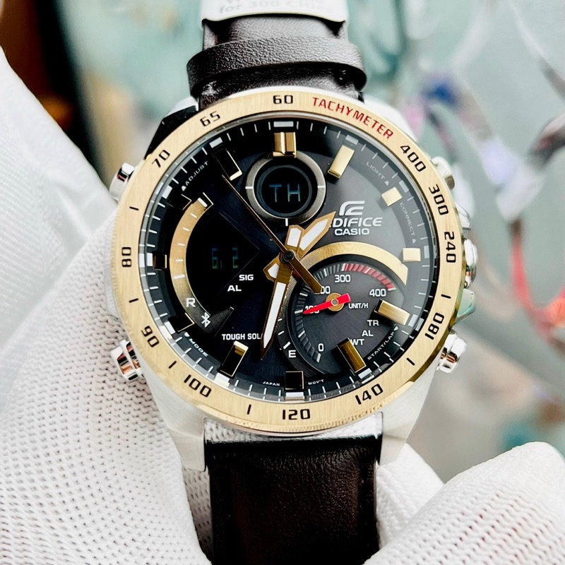Đồng hồ nam dây da Casio Edifice ECB 900GL 1A