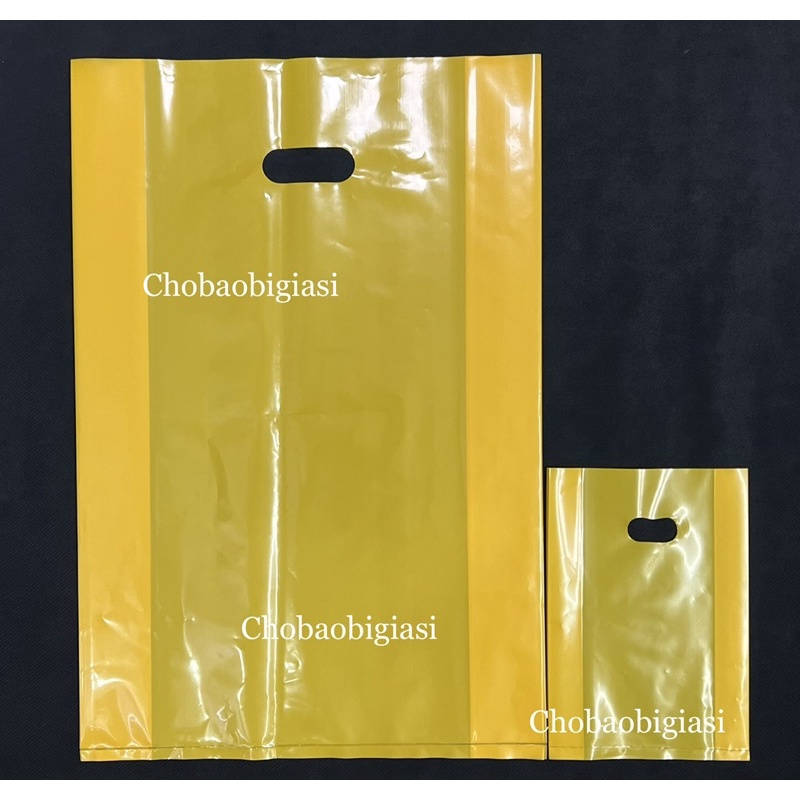 {1kg/size} Túi PE xoài vàng loại tốt, bóng đẹp, dẻo dai, dày dặn chắc chắn,  chịu lực tốt (sp y hình)