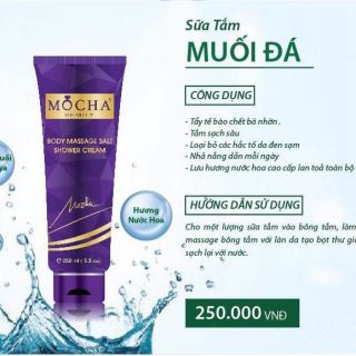 Sữa tắm muối đá tinh chất ngọc trai