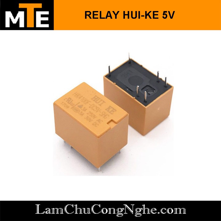 Relay 6 chân HUIKE HK4100F DC 5V và 12V