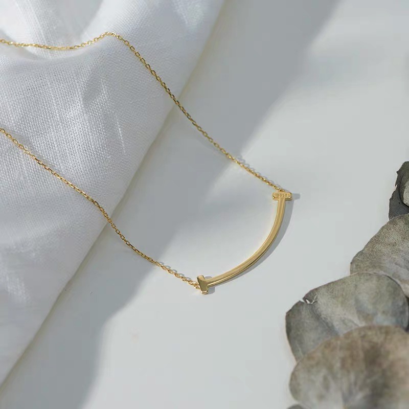 Dây chuyền/khuyên tai thép titan mạ vàng hồng 18k không gỉ chống dị ứng thời trang Hàn Quốc cho nữ