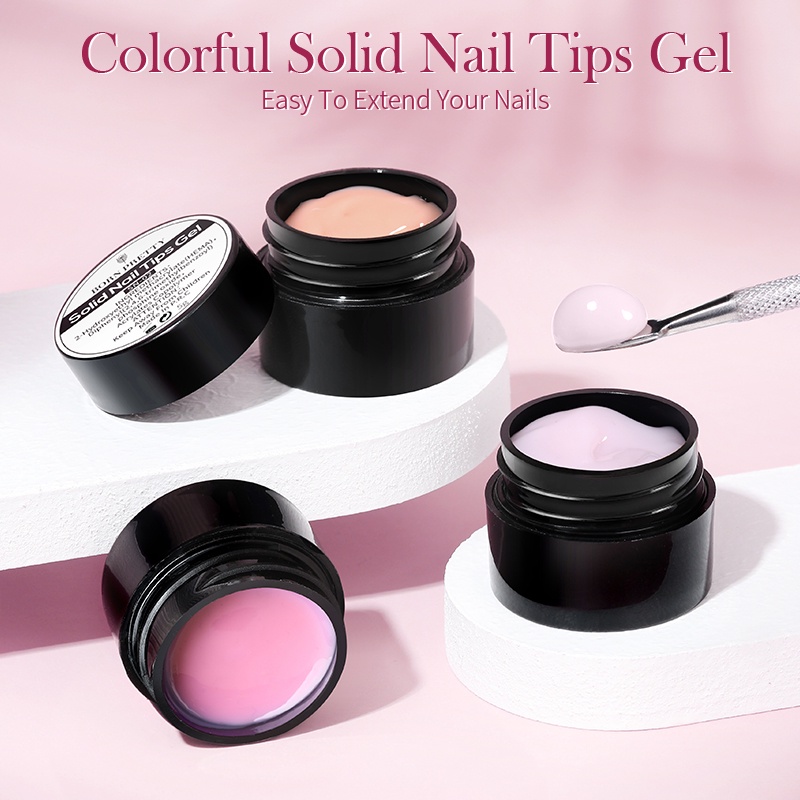 Set 2 hộp gel sơn móng BORN PRETTY trong suốt chất lượng cao 5g