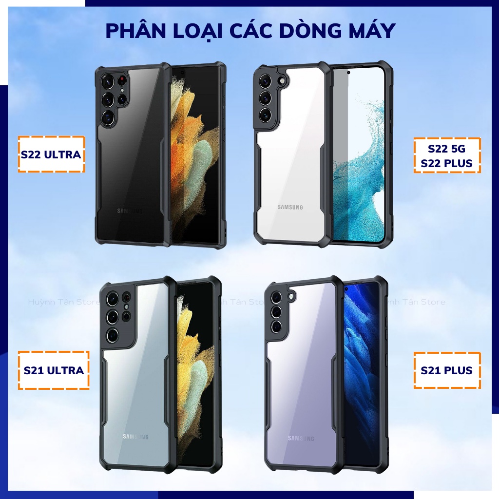 Ốp lưng s23 ultra s22 ultra s23 s22 s21 s20 s10 plus s20 s21 fe note 20 ultra note 10 plus note 8 9 chống sốc XUNDD