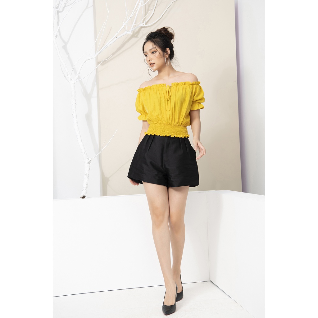 Áo Trễ Vai Nữ LUPERI Kiểu Dáng Bo Eo Dễ Phối Đồ Phù Hợp Cho Bạn Nữ Đi Chơi, Dạo Phố  LFSM1152