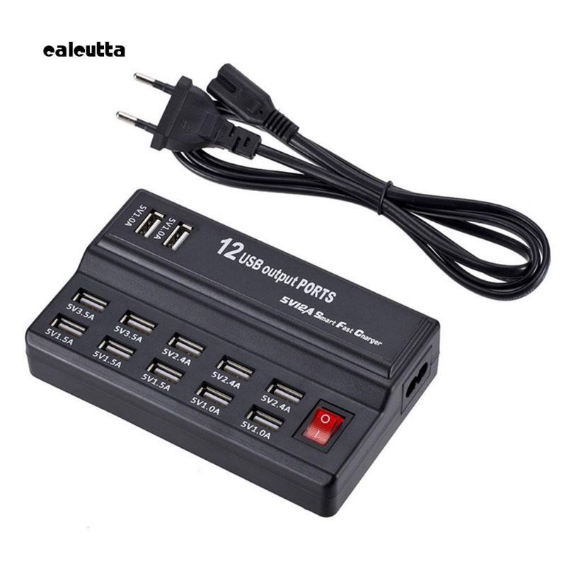 Bộ sạc 12 cổng USB siêu tiện dụng