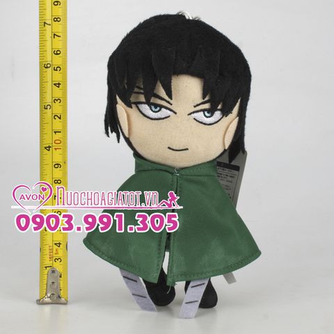 CÓ SẴN - Gấu bông Levis Attack On TiTan Đại Chiến Người Khổng Lồ 18cm tặng túi quà