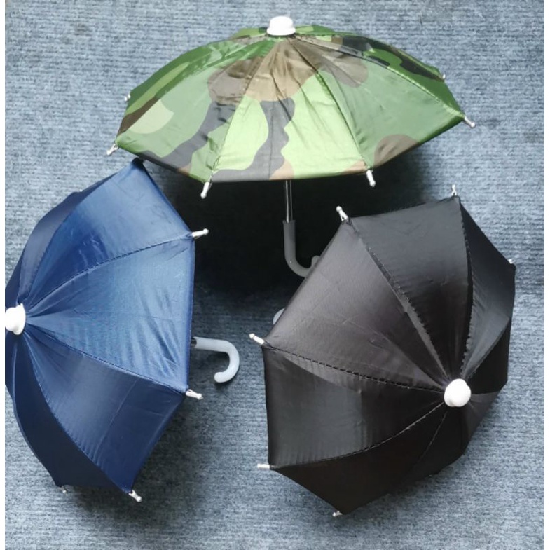 Dù (ô) mini che điện thoại gắn giá đỡ