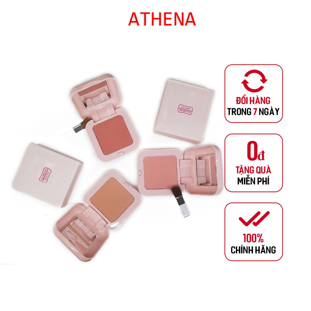 Phấn Má Hồng Đơn Sắc Lameila Novo Blusher Color Geometry Gốm Vitality Blush Chính Hãng