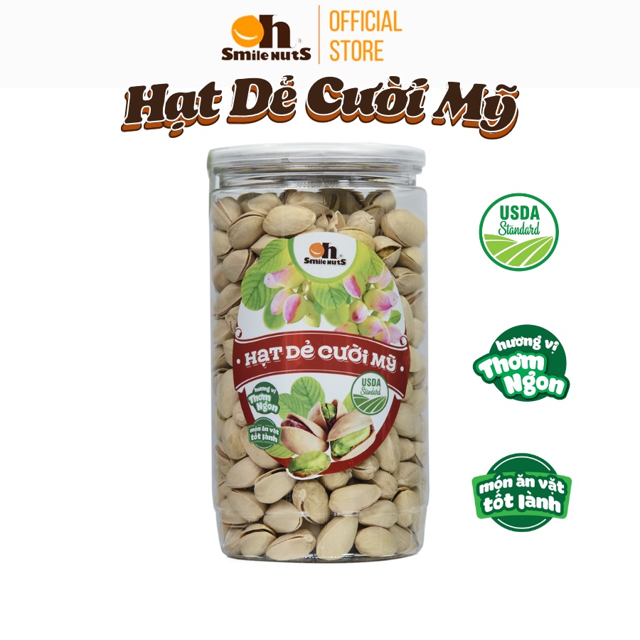 Hạt Dẻ Cười Smile Nuts Hộp 500g - Nhập Khẩu Từ Mỹ