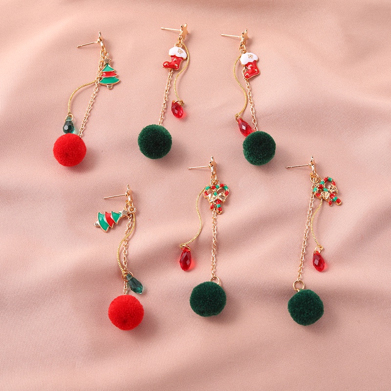 Bông tai dáng dài hình cây điều ước 2 phong cách thời trang cho nữ