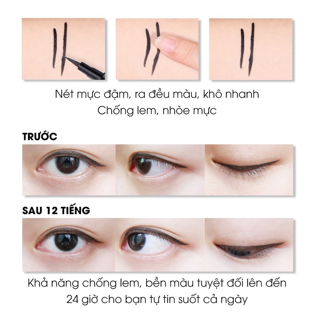 Bút kẻ mắt nước Seimy - Eyeliner Perfect 6g