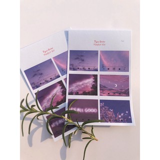 Bullet Journal sticker - Playlist Kit Color
