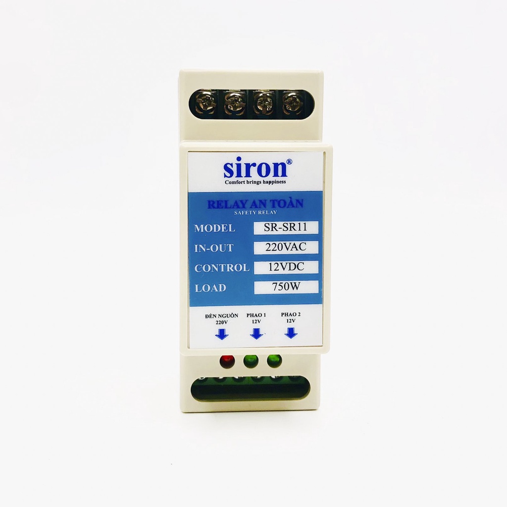 Role an toàn cho phao điện máy bơm nước SR11- Thiết bị chống giật, chống rò điện - Hàng Chính Hãng