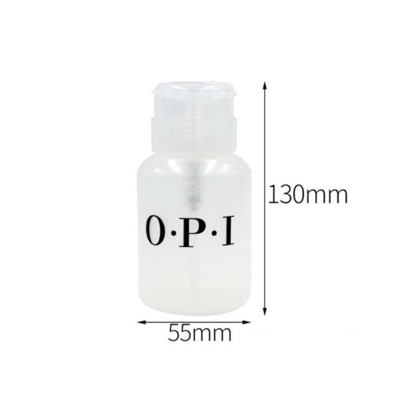 Bình nhấn OPI -đựng axiton ,đựng nước lau gel, Bình Đựng Nước Rửa Móng, Cồn - Acetone 250ml