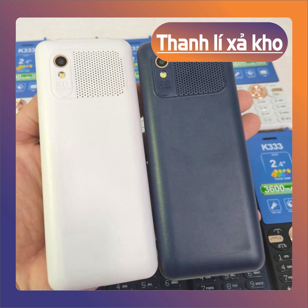 XẢ KHO THANH LÝ Điện thoại 4 sim NOKIA K333 - Thiết kế nhỏ gọn, bảo hành 12 tháng XẢ KHO THANH LÝ | BigBuy360 - bigbuy360.vn