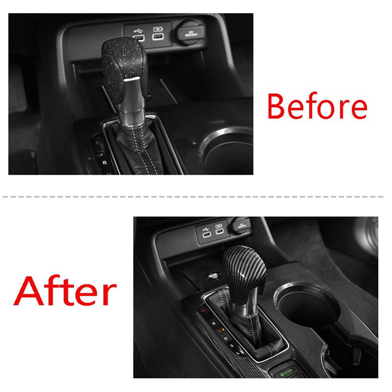 Vỏ Bọc Cần Gạt Số Bằng Sợi Carbon Cho Xe Hơi Honda Civic 2022