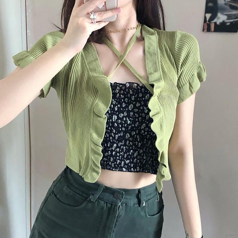 Áo kiểu cổ chữ V thời trang phong cách Hàn Quốc dành cho nữ