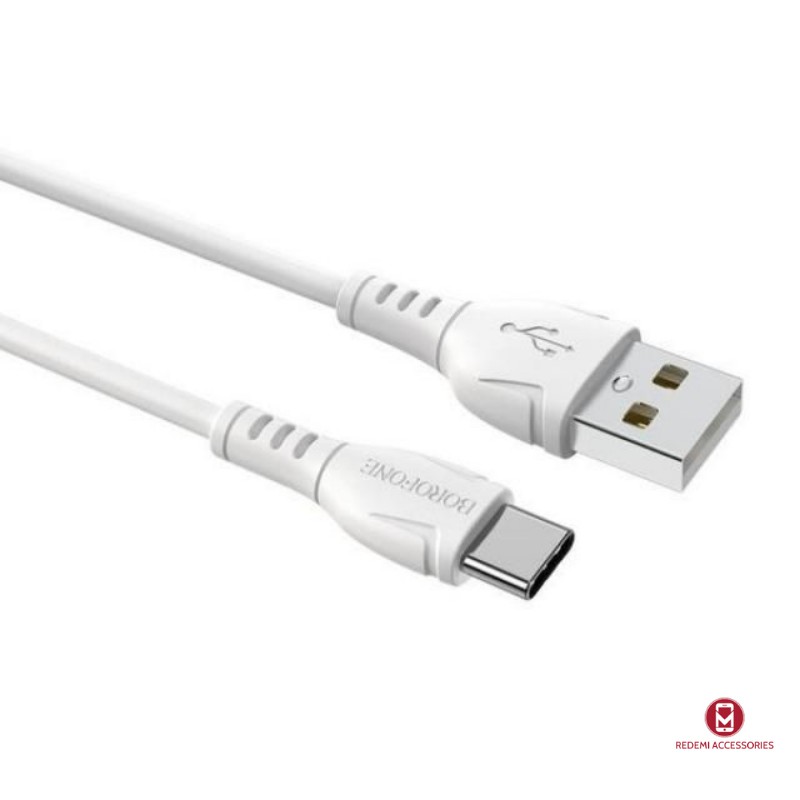 Dây Cáp Sạc Nhanh Usb To Type C Borofone Bx51 1M 2.4A Cho Điện Thoại Android, Samsung, Xiaomi, Huawei, Realme, Oppo,Sony