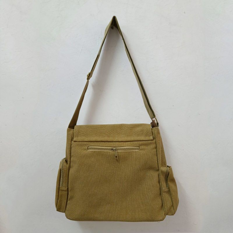 Túi Đeo Chéo Vải Canvas Hình Totoro / My Neighbor Totoro Mẫu Mới