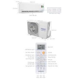 Máy lạnh Aqua inverter 1.5 HP AQA-KCRV12WNM