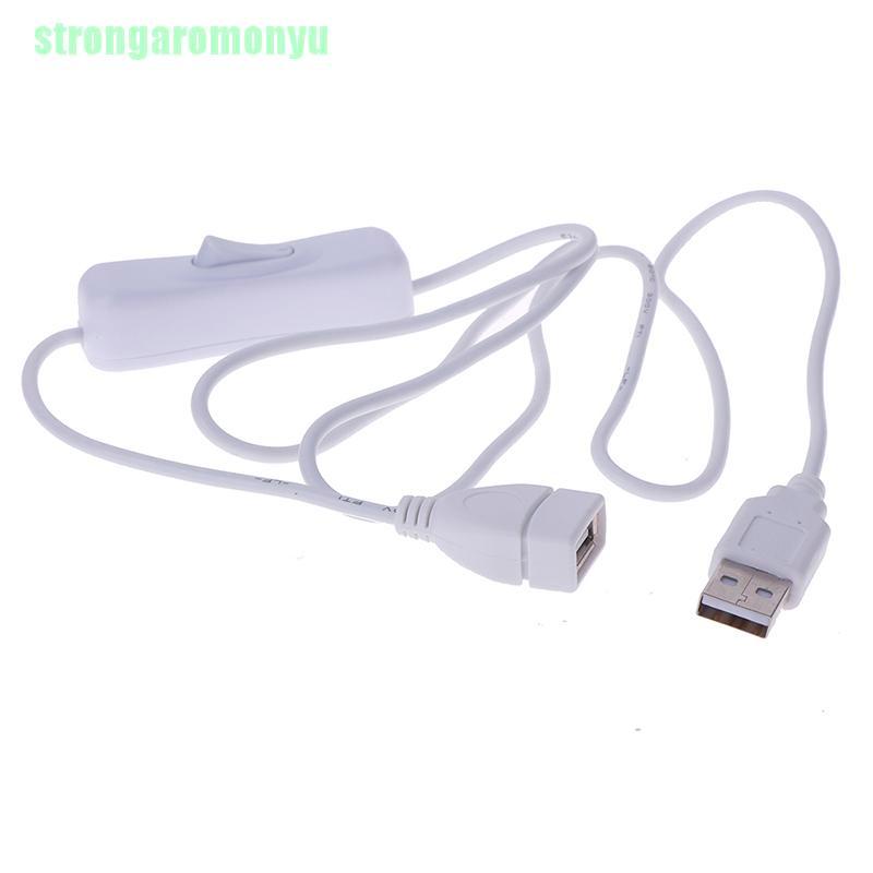 (Đang Bán) 1 Cái Dây Cáp Usb Kèm Công Tắc On / Off Dài 1m Cho Quạt Usb