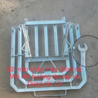 Giá chở hàng lắp xe máy Dream