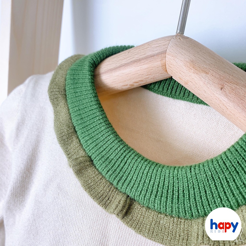 Bộ len bé gái kèm chân váy thiết kế 2021, Cho bé từ 1-6 tuổi  thương hiệu Hapykids BL14