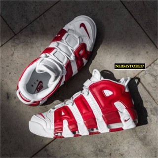 (FULL BOX) Giày Thể Thao NIKE AIR MORE UPTEMPO TRẮNG CHỮ ĐỎ