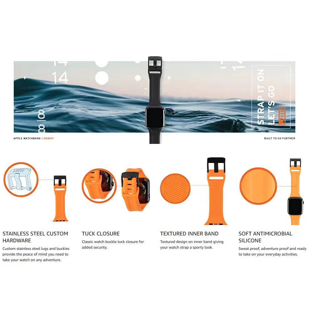 Dây Đeo Silicone Thời Trang Dành Cho Đồng Hồ Thông Minh Apple Watch 38 / 40/41mm 42 / 44/45mm Silicon 1 / 2 / 3 / 4 / 5/6/7/SE