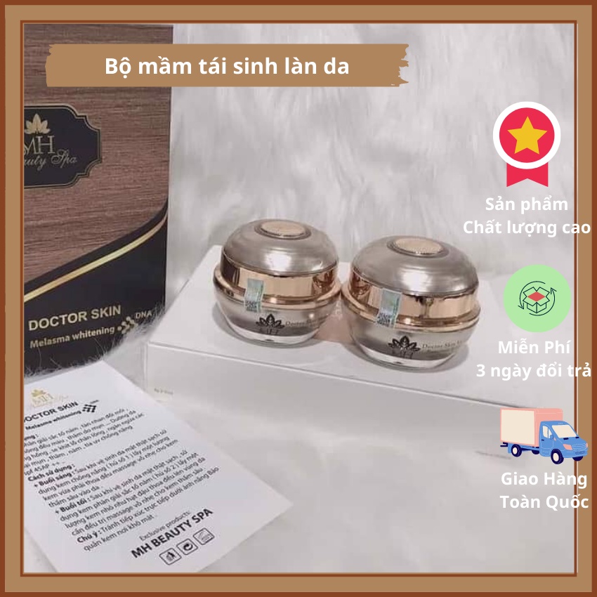 Bộ kem DR Skin Melasma MH Beauty ⚡ MẪU MỚI ⚡ kem dưỡng da làm sạch sâu, loại bỏ tế bào chết