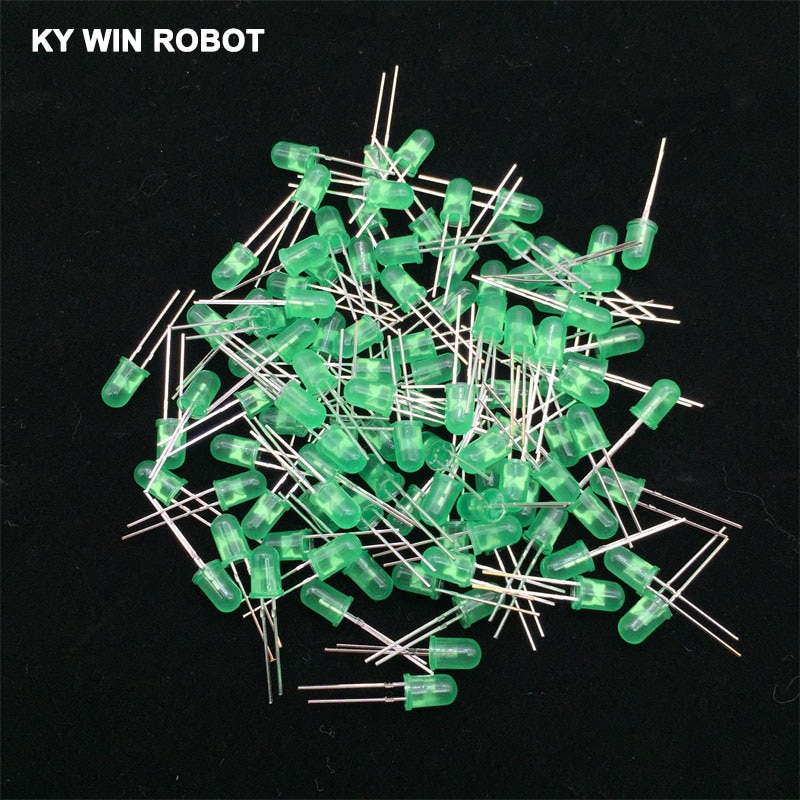 Set 100 Đèn LED Diode 5mm 5mm Đa Dụng Chất Lượng Cao