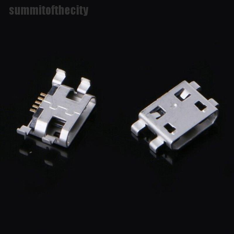 Set 10 Giắc Cắm Sạc Cổng Cắm type B micro usb 5 Chấu Chuyên Dụng