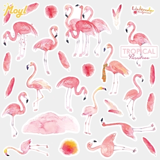 Bộ hình dán thiết kế đáng yêu trang trí sổ nhật ký và điện thoại dành cho nữ