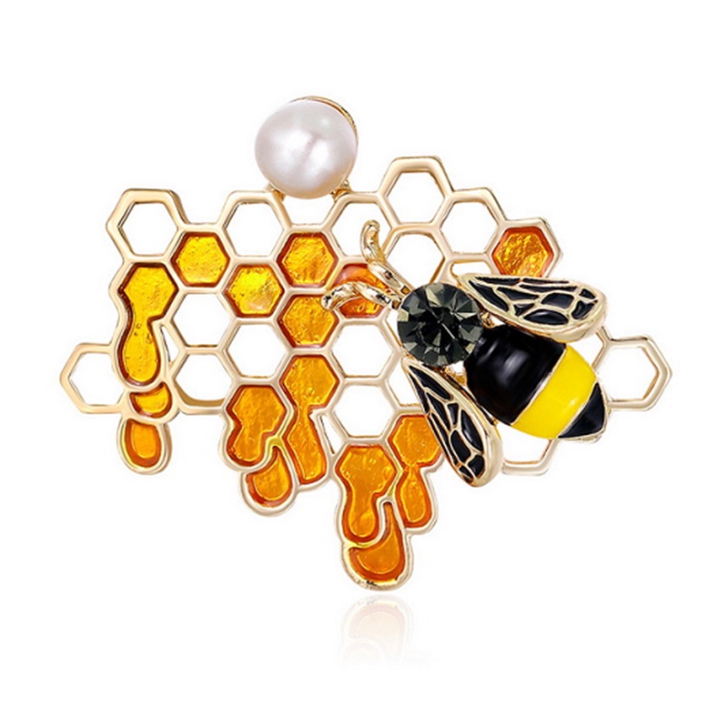 Thời Trang Ghim Cài Áo Hình Bọ Cánh Cứng Đính Đá Cá Tính