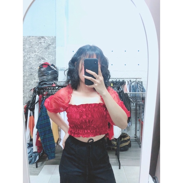 ÁO CROPTOP NHÚN HÓT