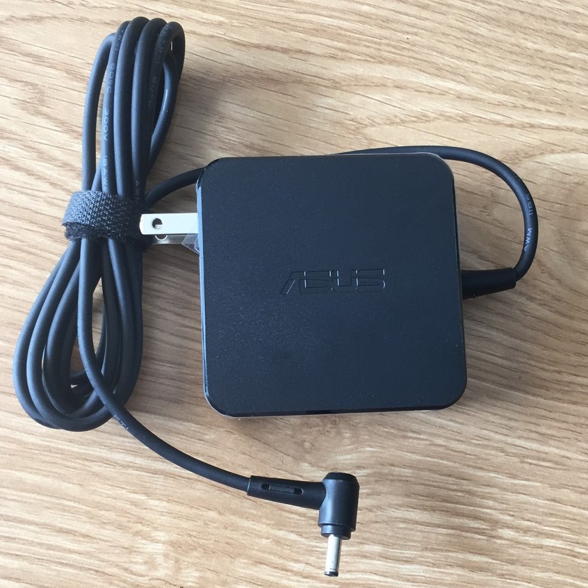 SẠC LAPTOP ASUS 19V 3.42A (65W) (Vuông, Đầu nhỏ) kích thước đầu ghim (4.0 x 1.35 mm) (ADAPTER)  bh 12 tháng