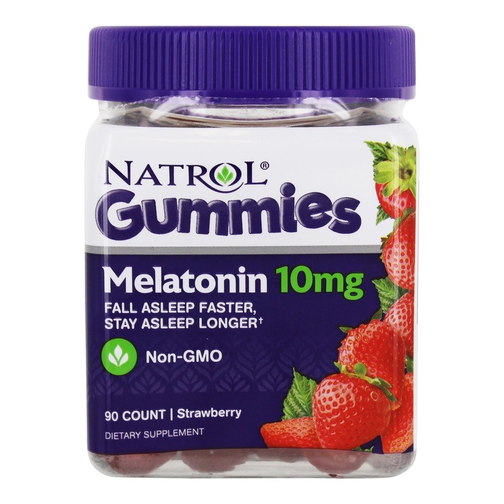 [USA] ✅ Kẹo Dẻo Ngủ Ngon Natrol Gummies Melatonin 10mg