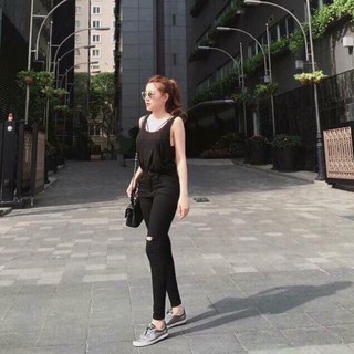 Quần skiny rách siêu cá tính  siêu hot