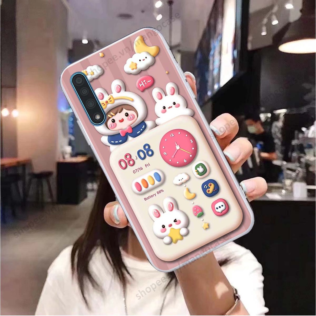 Ốp lưng Vsmart Live hình gấu, thỏ, đồng hồ cute dễ thương