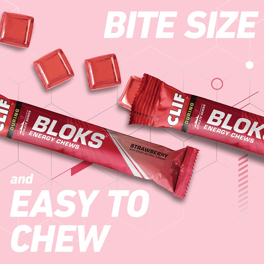 Kẹo Dẻo CLIF BLOKS Bổ Sung Năng Lượng Thể Thao Chạy Bộ Trail Đạp Xe Gym Trekking 60g