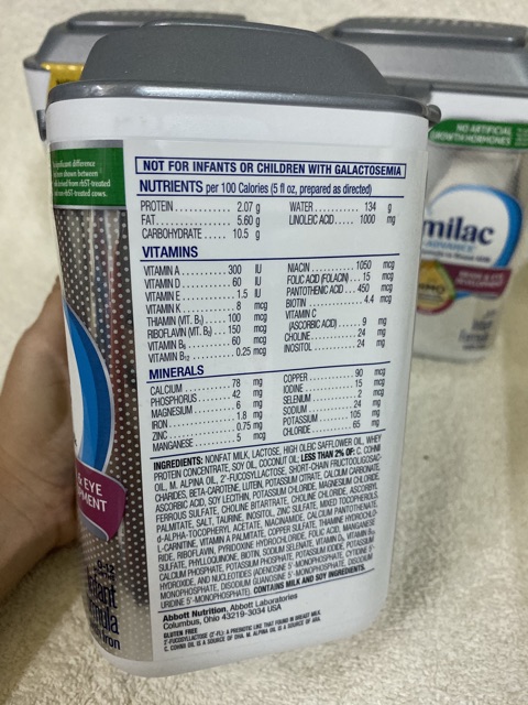 [Hàng Mỹ] Similac Pro Advance HMO non GMO-HMO hộp nhựa 964gram.