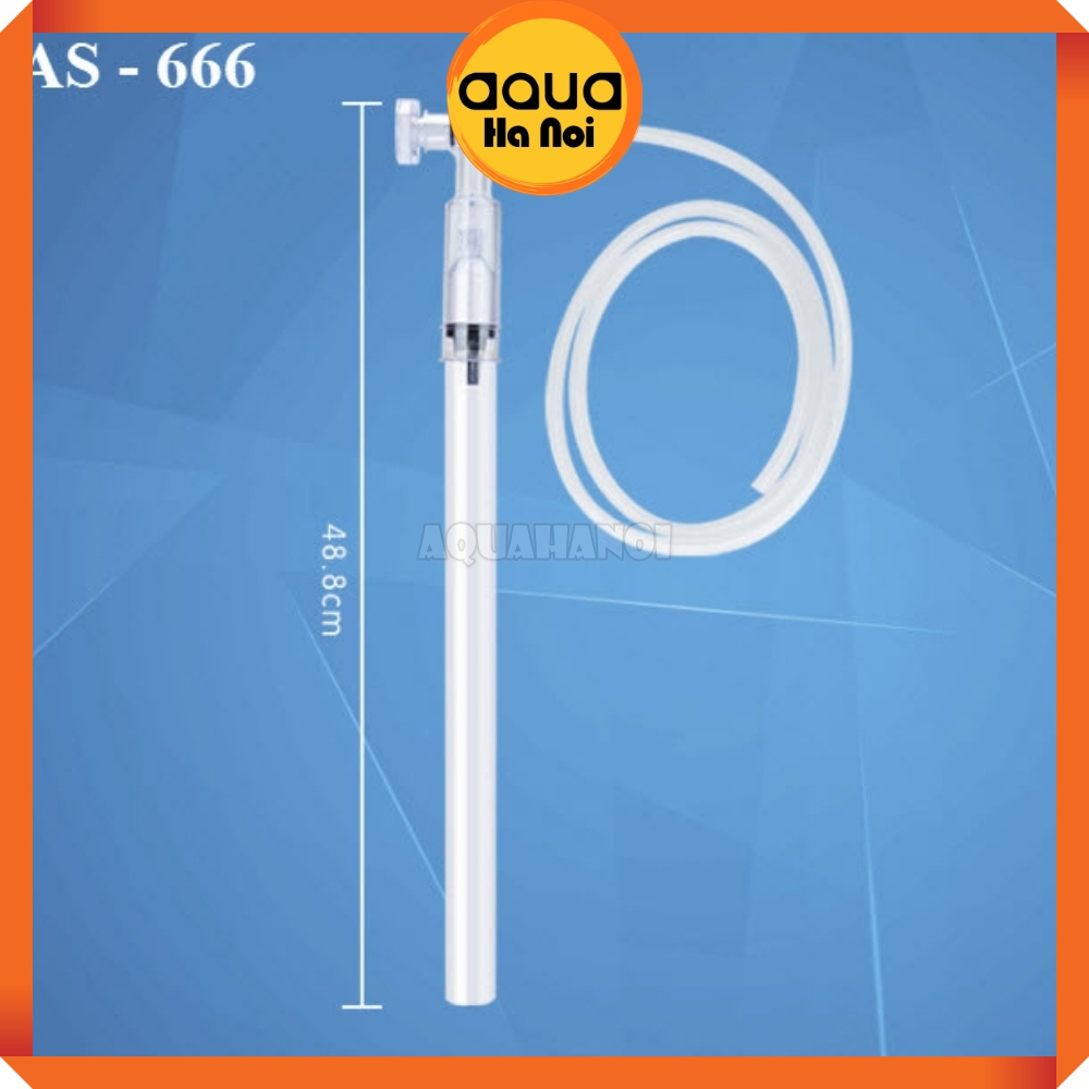 Dụng cụ Jeneca AS-666/666B hút phân cặn bẩn đáy, thay nước  hồ thủy sinh cá cảnh