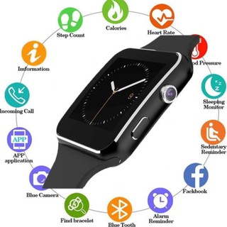 Đồng hồ 💕 Giảm 15k Smart watch khi nhập [ TAI NGHE 15] 💕 Đồng hồ Thông minh kết nối Bluetooth Cảm ứng vân tay