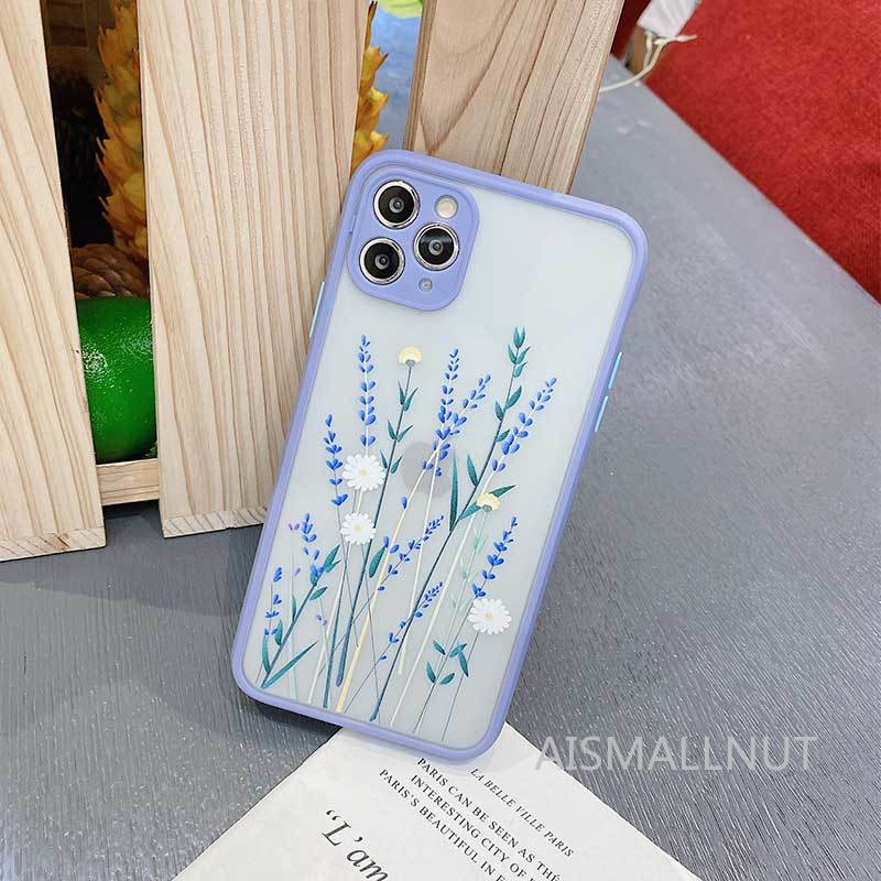 iPhone Case Casing Flowers Grass Anti-fall Is Suitable For iPhone 6 7 8 6plus 7plus 8 8plus X XS XR XSMAX iPhone11 11Pro 11Promax iPhone12 Case AISMALLNUT