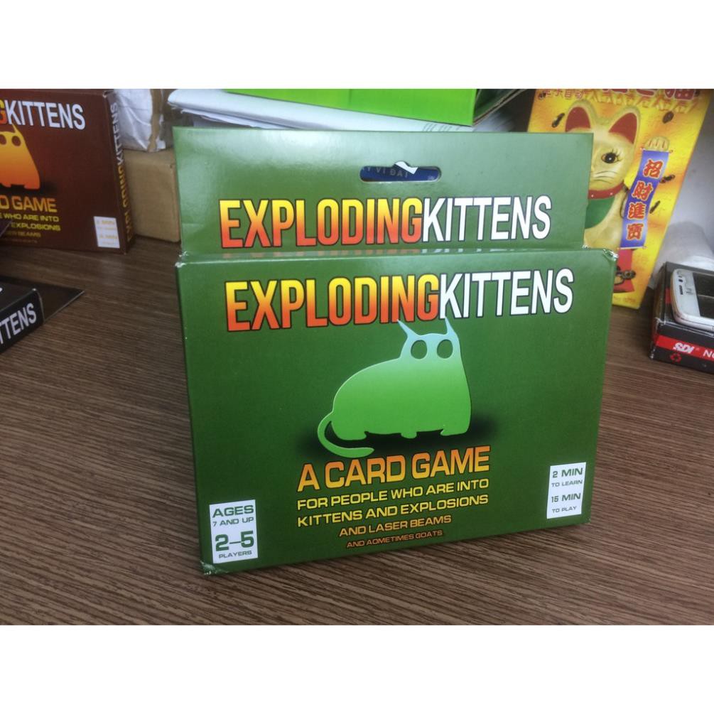 Bộ Bài Mèo Nổ 56 Lá Kịch Tính - Exploding Kittens