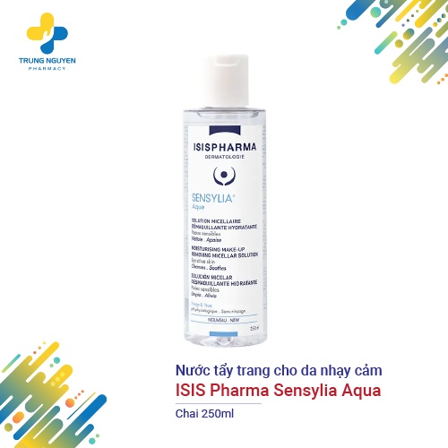 Nước tẩy trang cho da nhạy cảm Isis Pharma Sensylia Aqua (250ml)