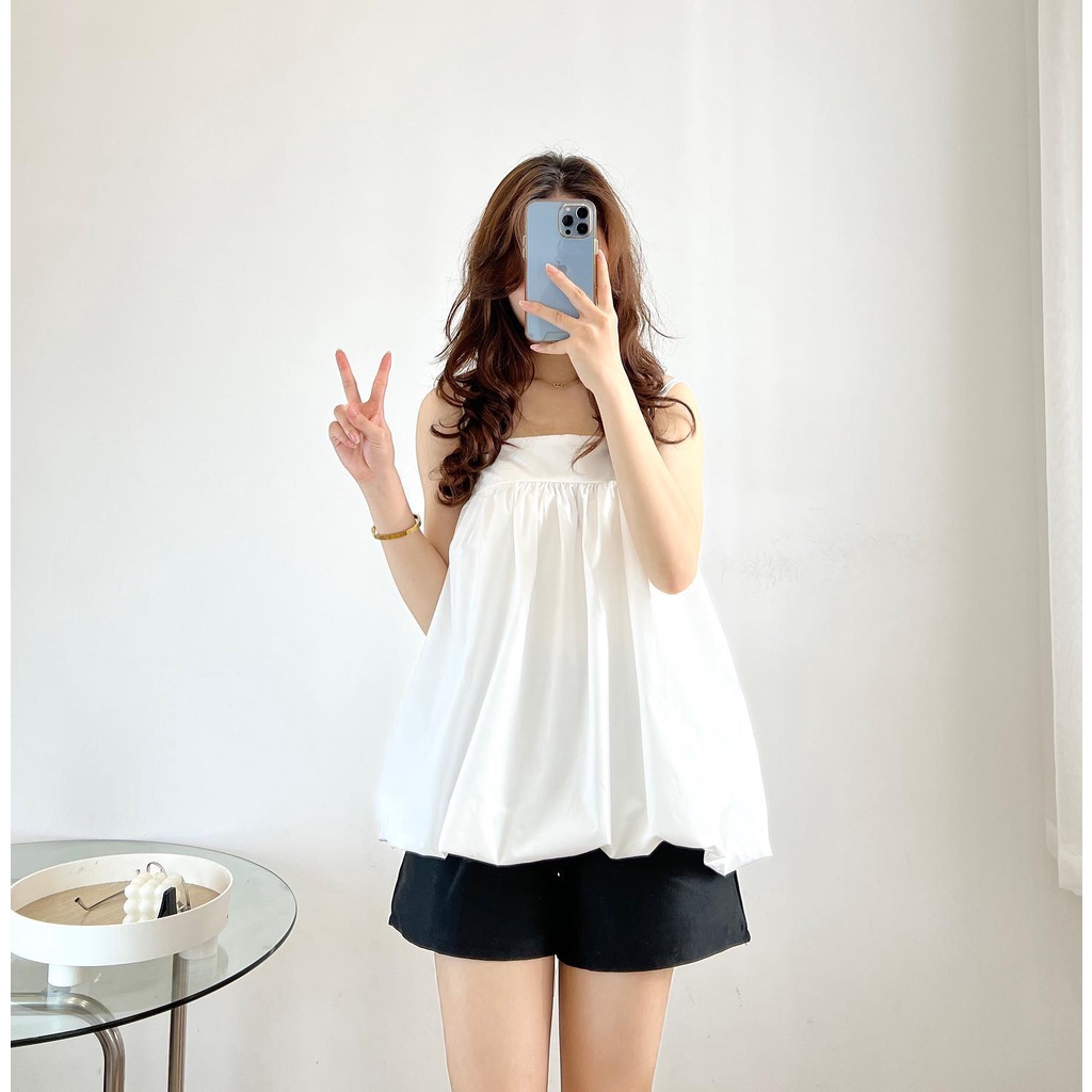 Sét áo hai dây + quần ba màu xinh thời trang nữ Miho house