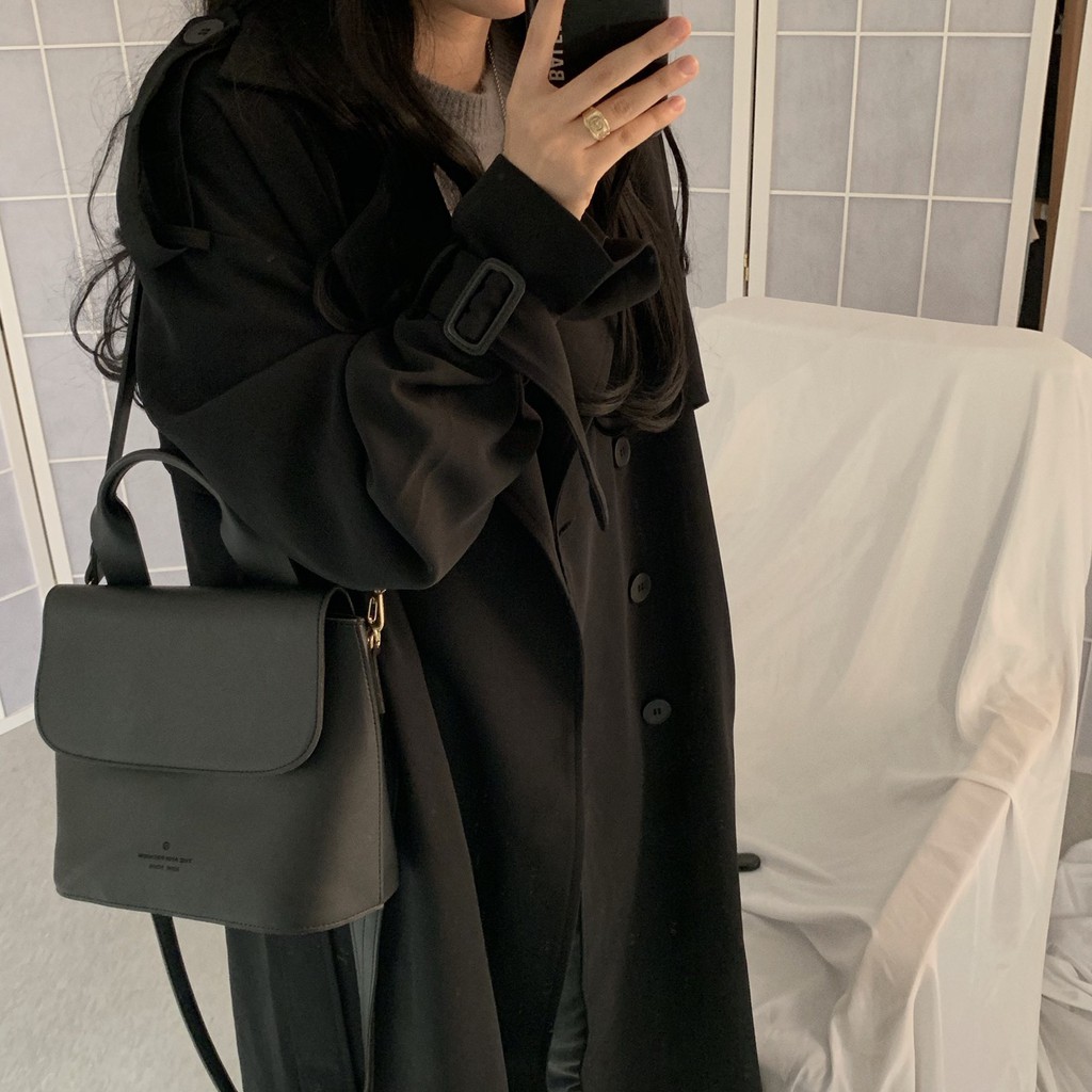 Áo khoác dáng dài Trenchcoat style Hàn Quốc
