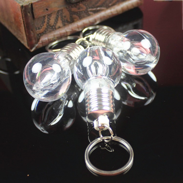 Móc khóa💥Free ship💥 Đèn led móc khóa hinhf bóng đèn tự đổi mầu đẹp mắt(SP001950 )