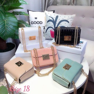 [ QUẢNG CHÂU NGON-BỔ-RẺ] Túi xách nữ CNK vân da rắn size 20cm